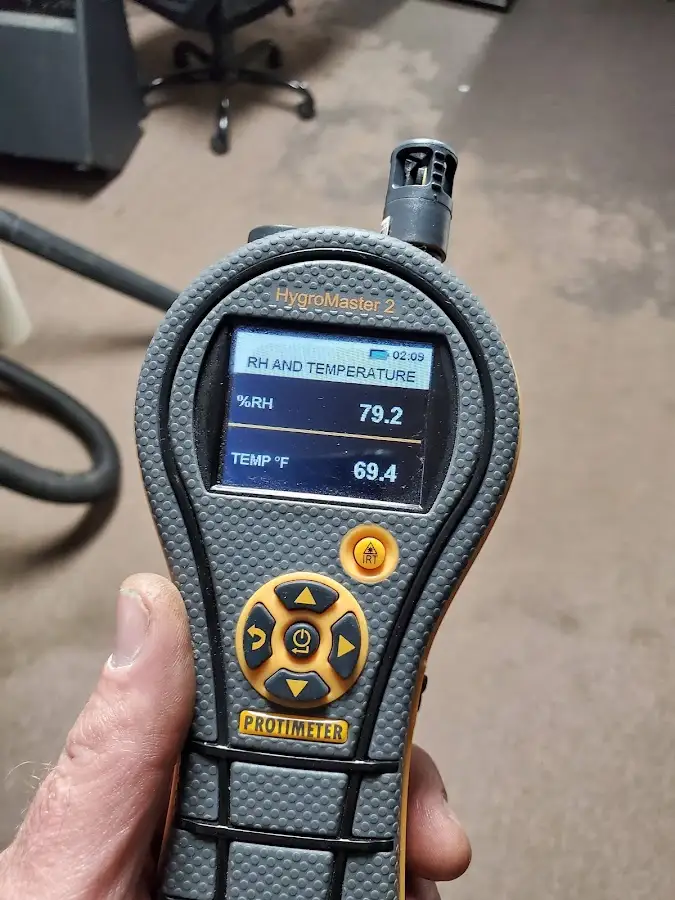 Moisture meter humidity assessment for Mold Remediation & Removal in Morehead City